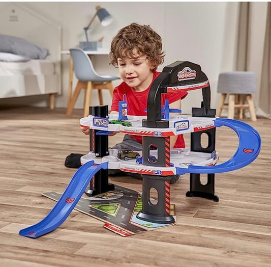 Vehicle parking Set Toy for Children - City Passenger Track & Parking Car Garage Toy Set, Gifts for Boys Girls 3 4 5