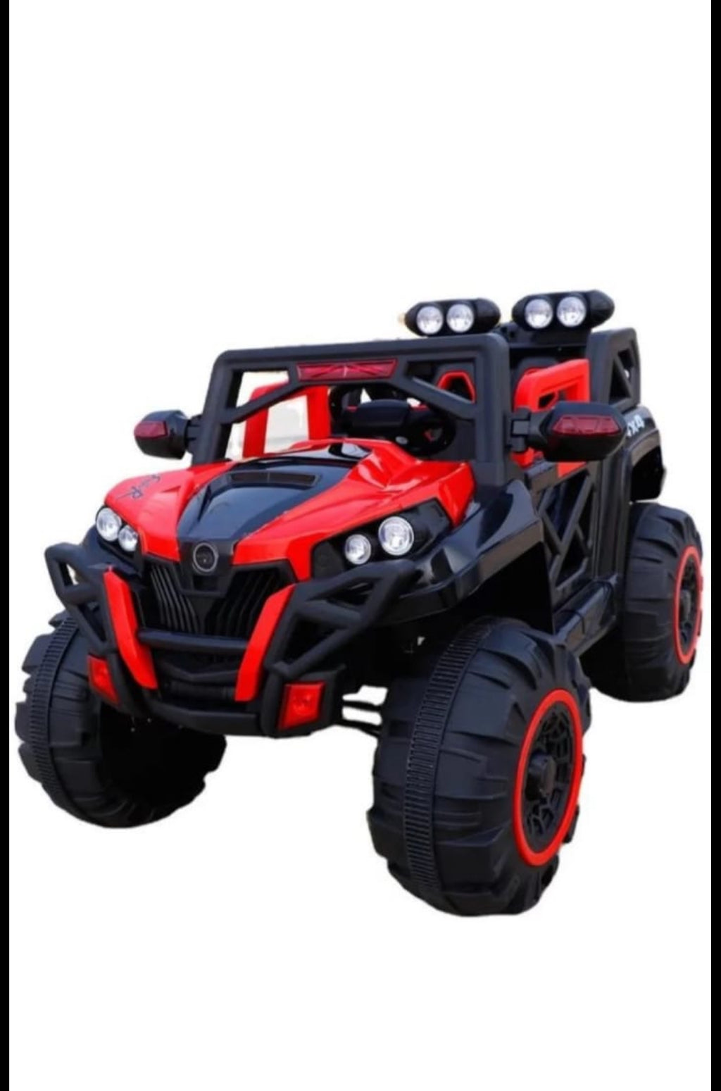 Battery Operated 4x4 Big Size 12V Battery Ride On Thar, Jeep for Kids Drive 2 to 10 Years | Motor for Steering | Remote Control | Suspensions | Jumbo Driving Car