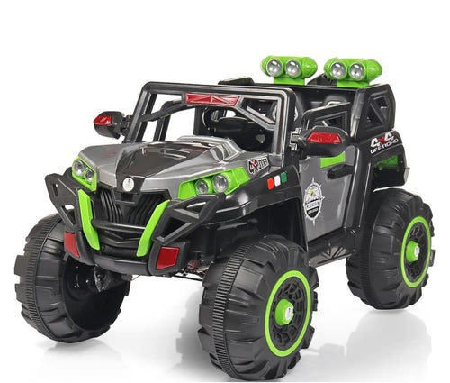 Battery Operated 4x4 Big Size 12V Battery Ride On Thar, Jeep for Kids Drive 2 to 10 Years | Motor for Steering | Remote Control | Suspensions | Jumbo Driving Car
